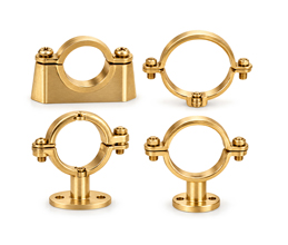Brass Pipe Clamps