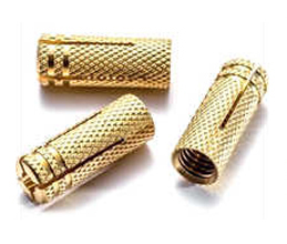 Brass Knurled Anchors